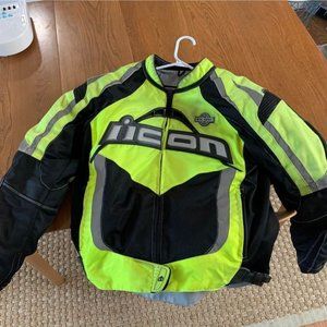 ICON - Contra Jacket Motorcycle Jacket - High Vis